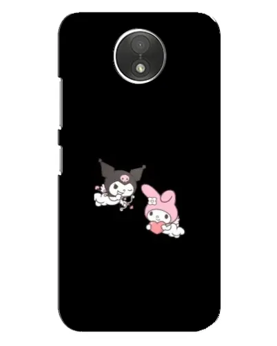 Чехол для Motorola Moto C (XT1750) с картинкой «My Melody и Kuromi»