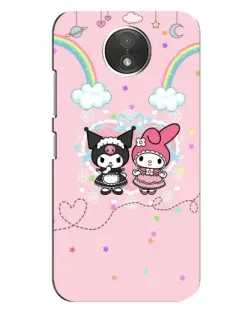 Чехол для Motorola Moto C (XT1750) с картинкой «My Melody и Kuromi»