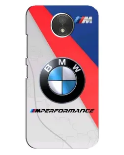 Чехол для Motorola Moto C (XT1750) с картинкой «BMW Performance стиль»