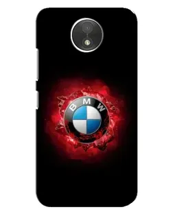 Чехол для Motorola Moto C (XT1750) с картинкой «Логотип BMW — вспышка»