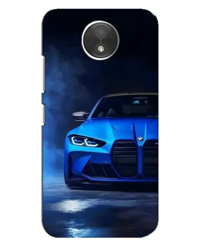 Чехол для Motorola Moto C (XT1750) с картинкой «Голубая BMW M4» Чехол для Motorola Moto C (XT1750) с картинкой «Голубая BMW M4»