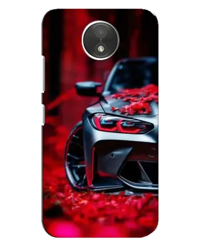 Чехол для Motorola Moto C (XT1750) с картинкой «Спортивная BMW и цветы» Чехол для Motorola Moto C (XT1750) с картинкой «Спортивная BMW и цветы»