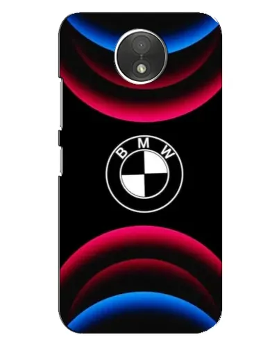 Чехол для Motorola Moto C (XT1750) с картинкой «Логотип BMW и неоновые дуги» Чехол для Motorola Moto C (XT1750) с картинкой «Логотип BMW и неоновые дуги»