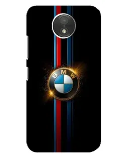 Чехол для Motorola Moto C (XT1750) с картинкой «BMW M-Power неон»