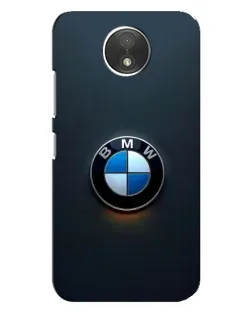 Чехол для Motorola Moto C (XT1750) с картинкой «Логотип BMW — минимализм»