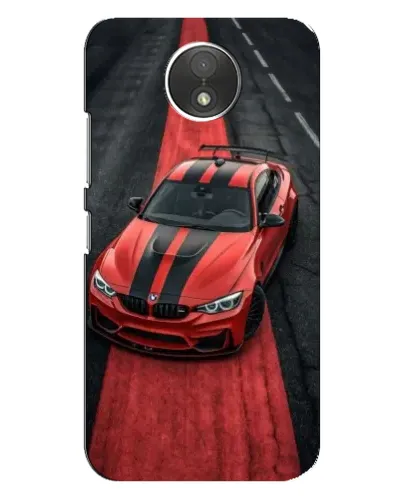 Чехол для Motorola Moto C (XT1750) с картинкой «BMW на красной дорожке» Чехол для Motorola Moto C (XT1750) с картинкой «BMW на красной дорожке»