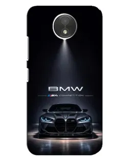 Чохол для Motorola Moto C (XT1750) з картинкою «BMW крізь нічне місто»