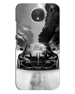 Чохол для Motorola Moto C (XT1750) з картинкою «BMW — акварельний дрифт»