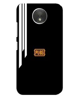 Чехол для Motorola Moto C (XT1750) с картинкой «PUBG — вертикальные линии»
