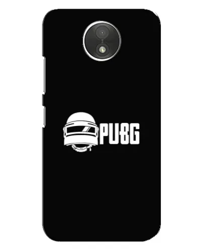 Чехол для Motorola Moto C (XT1750) с картинкой «PUBG — классический лого»