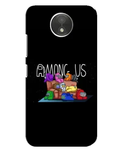 Чехол для Motorola Moto C (XT1750) с картинкой «Логотип Among Us» Чехол для Motorola Moto C (XT1750) с картинкой «Логотип Among Us»