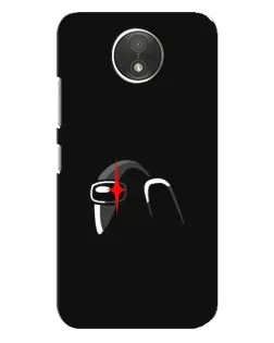 Чехол для Motorola Moto C (XT1750) с картинкой «Among Us шлем»