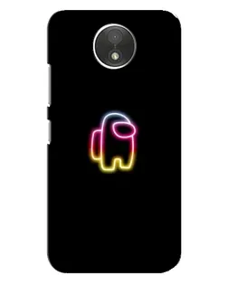 Чехол для Motorola Moto C (XT1750) с картинкой «Among Us градиент»