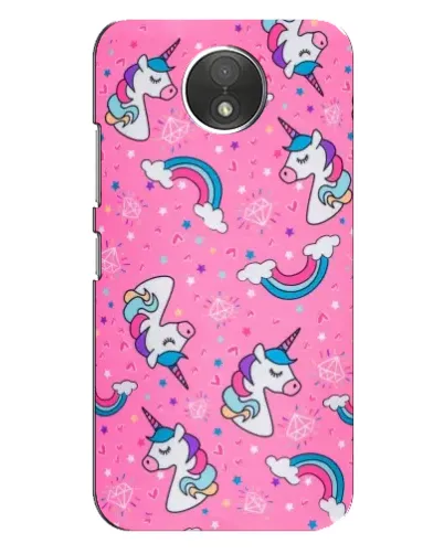 Чохол для Motorola Moto C (XT1750) з картинкою «Unicorn паттерн рожевий» Чохол для Motorola Moto C (XT1750) з картинкою «Unicorn паттерн рожевий»