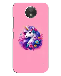 Чохол для Motorola Moto C (XT1750) з картинкою «Казковий єдиноріг»