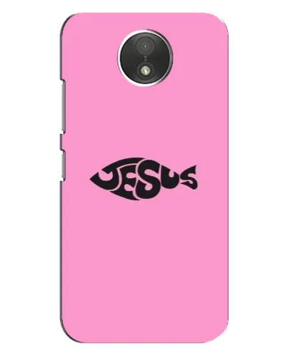 Чехол для Motorola Moto C (XT1750) с картинкой «Розовый символ Jesus» Чехол для Motorola Moto C (XT1750) с картинкой «Розовый символ Jesus»
