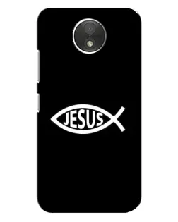 Чехол для Motorola Moto C (XT1750) с картинкой «Классический Jesus»
