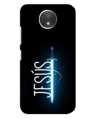 Чехол для Motorola Moto C (XT1750) с картинкой «Меч Духа Jesus» Чехол для Motorola Moto C (XT1750) с картинкой «Меч Духа Jesus»