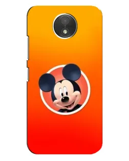 Чехол для Motorola Moto C (XT1750) с картинкой «Mickey в круге»