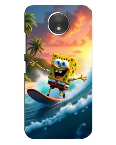 Чехол для Motorola Moto C (XT1750) с картинкой «Губка Боб серфингист» Чехол для Motorola Moto C (XT1750) с картинкой «Губка Боб серфингист»