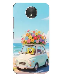 Чехол для Motorola Moto C (XT1750) с картинкой «Автомобильное путешествие»