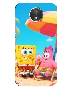 Чехол для Motorola Moto C (XT1750) с картинкой «Отдых на пляже»