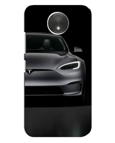 Чехол для Motorola Moto C (XT1750) с картинкой «Tesla Model S Look»