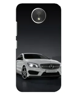 Чехол для Motorola Moto C (XT1750) с картинкой «Mercedes AMG GT Silver»