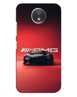 Чехол для Motorola Moto C (XT1750) с картинкой «Mercedes AMG — красная линия»