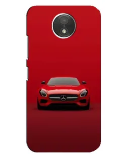 Чехол для Motorola Moto C (XT1750) с картинкой «Красный Mercedes AMG»