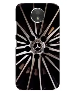 Чехол для Motorola Moto C (XT1750) с картинкой «Диск Mercedes»