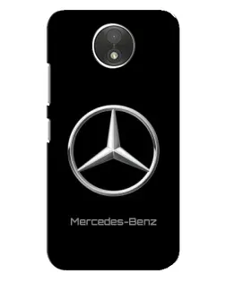 Чехол для Motorola Moto C (XT1750) с картинкой «Mercedes Silver Logo»