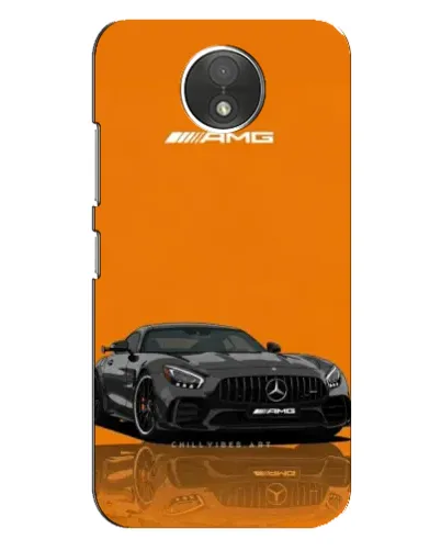 Чехол для Motorola Moto C (XT1750) с картинкой «Оранжевый Mercedes AMG» Чехол для Motorola Moto C (XT1750) с картинкой «Оранжевый Mercedes AMG»