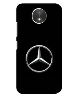 Чехол для Motorola Moto C (XT1750) с картинкой «Mercedes классический лого»