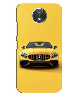 Чехол для Motorola Moto C (XT1750) с картинкой «Желтый Mercedes GT»