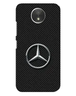 Чехол для Motorola Moto C (XT1750) с картинкой «Карбоновый Mercedes стиль»