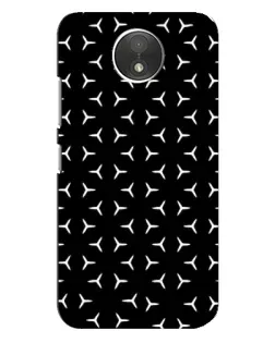 Чехол для Motorola Moto C (XT1750) с картинкой «Mercedes паттерн звезд»