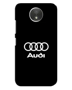 Чехол для Motorola Moto C (XT1750) с картинкой «Классическое лого Audi»