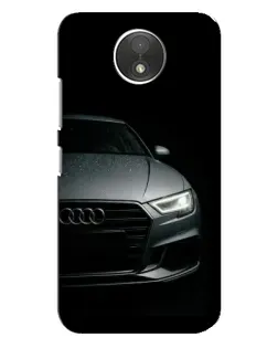 Чехол для Motorola Moto C (XT1750) с картинкой «Audi — детализация кузова»