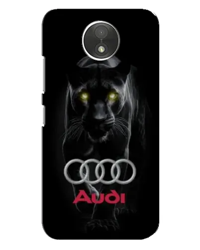 Чехол для Motorola Moto C (XT1750) с картинкой «Пантера и Audi» Чехол для Motorola Moto C (XT1750) с картинкой «Пантера и Audi»