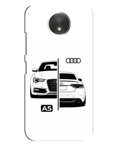 Чехол для Motorola Moto C (XT1750) с картинкой «Audi — контрастный дизайн» Чехол для Motorola Moto C (XT1750) с картинкой «Audi — контрастный дизайн»