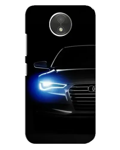 Чехол для Motorola Moto C (XT1750) с картинкой «Неоновый взгляд Audi» Чехол для Motorola Moto C (XT1750) с картинкой «Неоновый взгляд Audi»