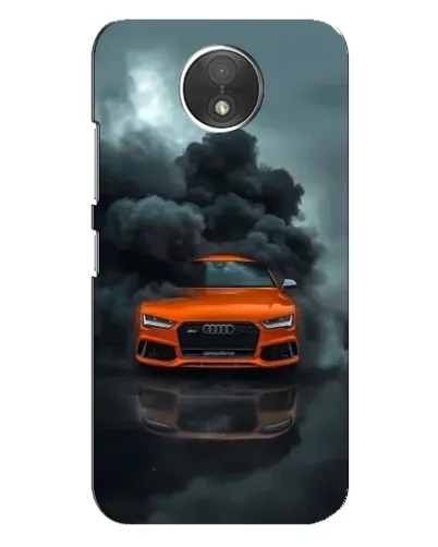 Чехол для Motorola Moto C (XT1750) с картинкой «Audi в облаках дыма» Чехол для Motorola Moto C (XT1750) с картинкой «Audi в облаках дыма»