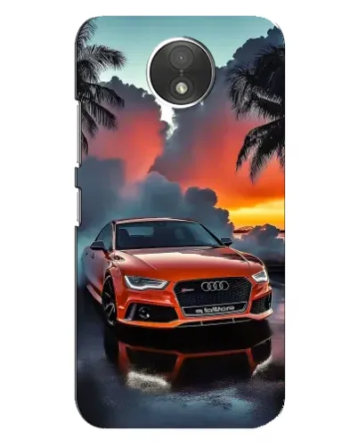 Чехол для Motorola Moto C (XT1750) с картинкой «Audi — закат» Чехол для Motorola Moto C (XT1750) с картинкой «Audi — закат»
