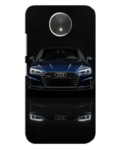 Чехол для Motorola Moto C (XT1750) с картинкой «Audi — ночное отражение» Чехол для Motorola Moto C (XT1750) с картинкой «Audi — ночное отражение»