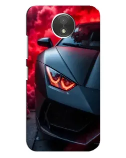 Чехол для Motorola Moto C (XT1750) с картинкой «Lamborghini красное сияние» Чехол для Motorola Moto C (XT1750) с картинкой «Lamborghini красное сияние»