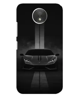 Чехол для Motorola Moto C (XT1750) с картинкой «Lamborghini симметрия дорог»