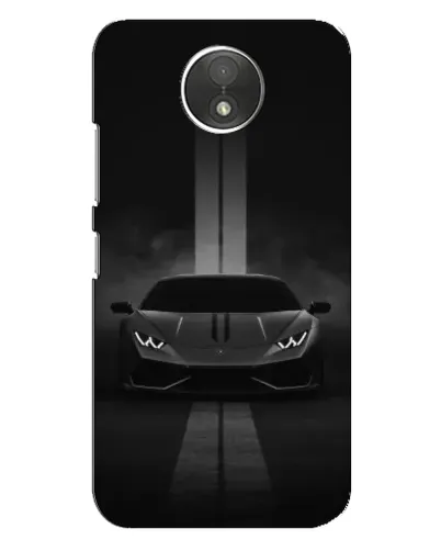 Чехол для Motorola Moto C (XT1750) с картинкой «Lamborghini симметрия дорог»