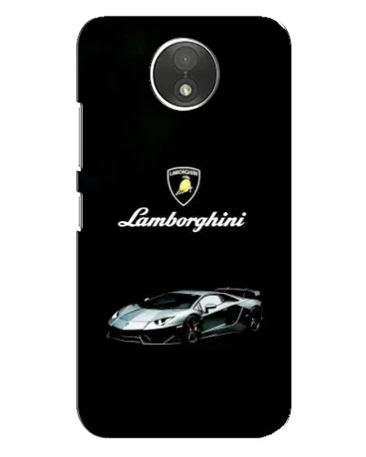 Чехол для Motorola Moto C (XT1750) с картинкой «Логотип Lamborghini классика»