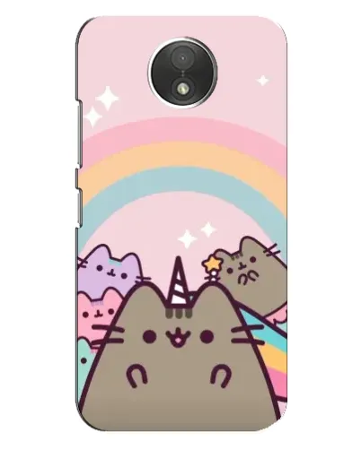 Чехол для Motorola Moto C (XT1750) с картинкой «Единорог Pusheen»